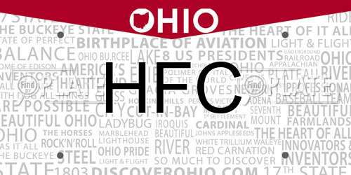 HFC Ohio License Plate