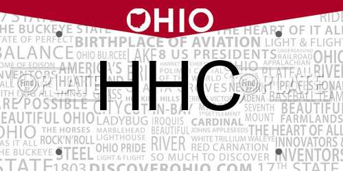 HHC Ohio License Plate