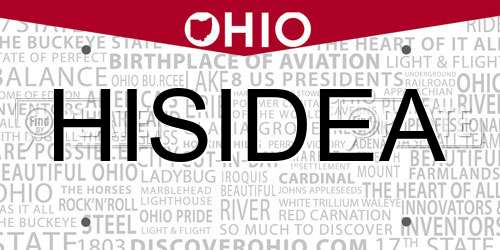 HISIDEA Ohio License Plate