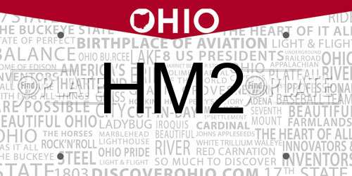 HM2 Ohio License Plate