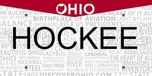 HOCKEE Ohio License Plate