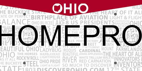 HOMEPRO Ohio License Plate
