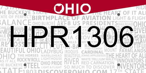 HPR1306 Ohio License Plate