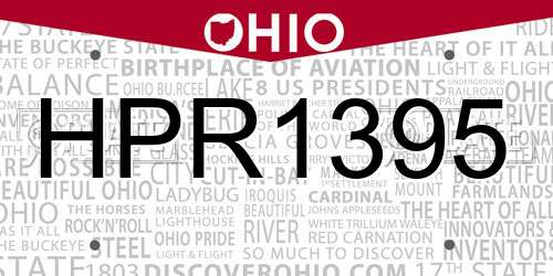 HPR1395 Ohio License Plate