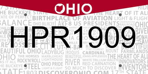 HPR1909 Ohio License Plate