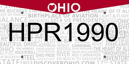 HPR1990 Ohio License Plate