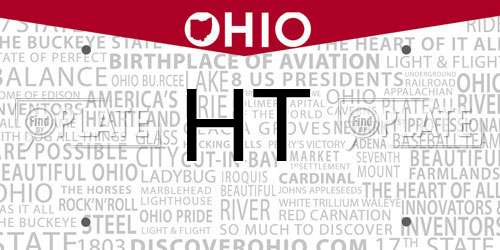 HT Ohio License Plate