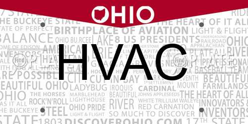 HVAC Ohio License Plate