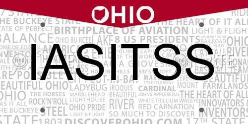 IASITSS Ohio License Plate