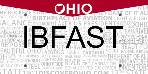 IBFAST Ohio License Plate