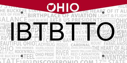 IBTBTTO Ohio License Plate