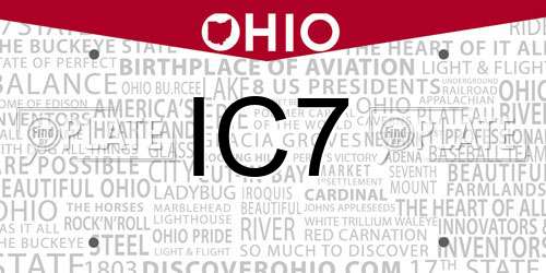 IC7 Ohio License Plate