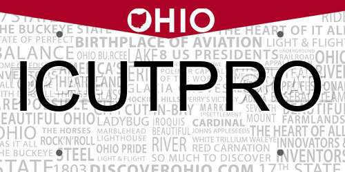 ICUTPRO Ohio License Plate