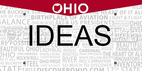 IDEAS Ohio License Plate