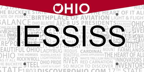 IESSISS Ohio License Plate