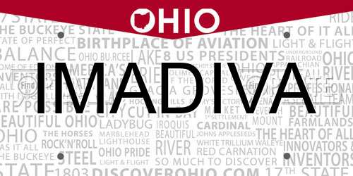 IMADIVA Ohio License Plate