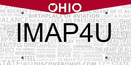 IMAP4U Ohio License Plate