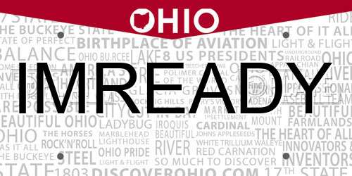 IMREADY Ohio License Plate