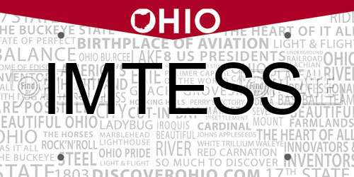 IMTESS Ohio License Plate