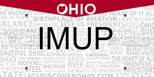 IMUP Ohio License Plate