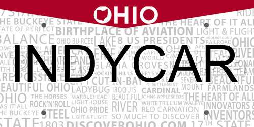 INDYCAR Ohio License Plate