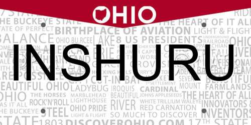 INSHURU Ohio License Plate
