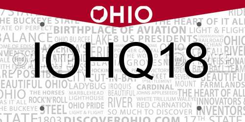 IOHQ18 Ohio License Plate
