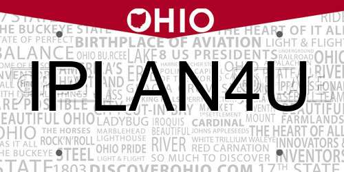 IPLAN4U Ohio License Plate