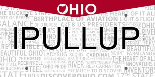 IPULLUP Ohio License Plate