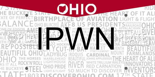 IPWN Ohio License Plate