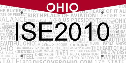 ISE2010 Ohio License Plate