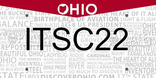ITSC22 Ohio License Plate