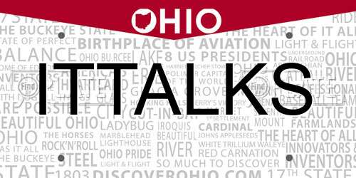 ITTALKS Ohio License Plate