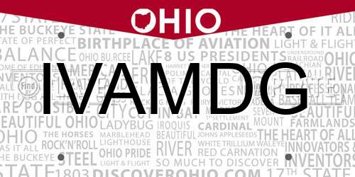 IVAMDG Ohio License Plate
