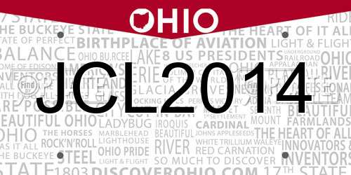 JCL2014 Ohio License Plate