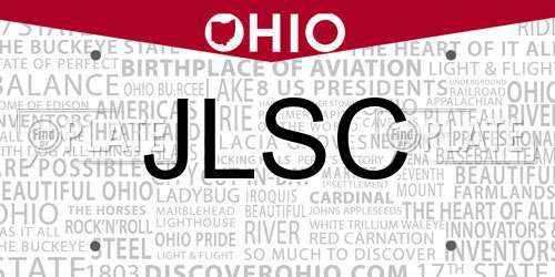 JLSC Ohio License Plate