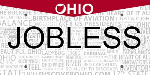 JOBLESS Ohio License Plate