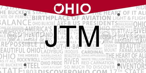 JTM Ohio License Plate