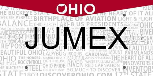 JUMEX Ohio License Plate