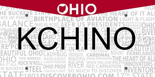 KCHINO Ohio License Plate