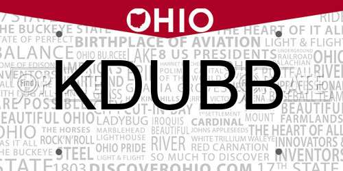 KDUBB Ohio License Plate