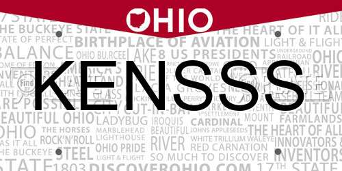 KENSSS Ohio License Plate