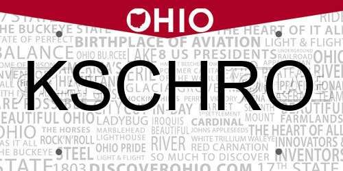 KSCHRO Ohio License Plate