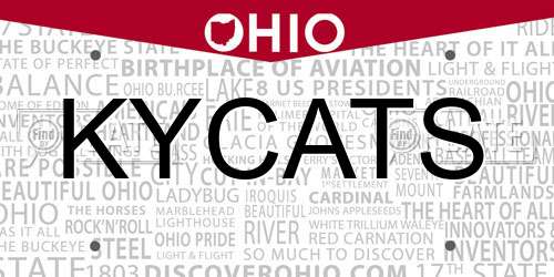 KYCATS Ohio License Plate