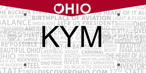 KYM Ohio License Plate