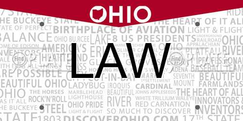 LAW Ohio License Plate