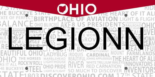 LEGIONN Ohio License Plate