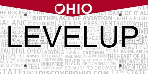 LEVELUP Ohio License Plate