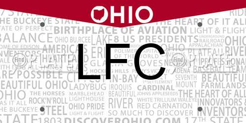 LFC Ohio License Plate