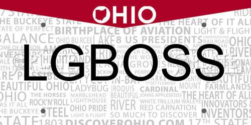 LGBOSS Ohio License Plate